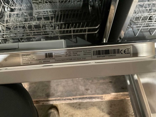Exquisit gsp508-030d vaatwasser (2x) - afbeelding 3 van  3