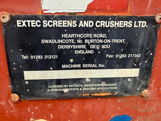 Extec - turbo trac - mobiele zeefinstallatie 3 uitgangen - afbeelding 5 van  14