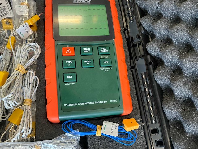 Extech tm500 data logger 12-kanaals - afbeelding 3 van  5