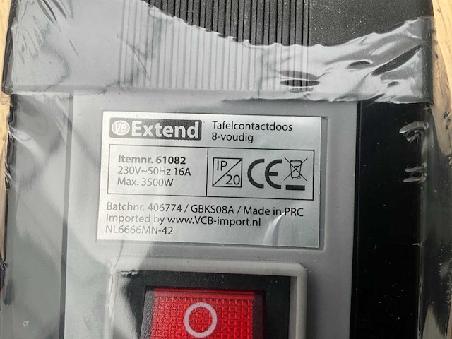 Extend tafelcontactdoos (10x) - afbeelding 4 van  4