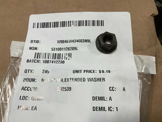Extended washer (249x) - afbeelding 1 van  4