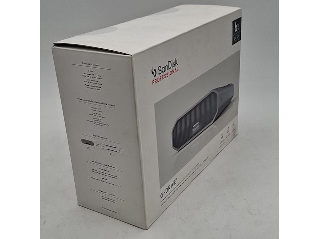 Externe harde schijf, sandisk, g-drive 6tb - afbeelding 2 van  9