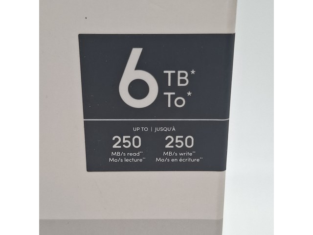 Externe harde schijf, sandisk, g-drive 6tb - afbeelding 3 van  9