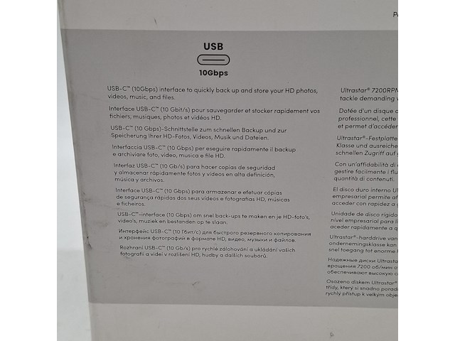 Externe harde schijf, sandisk, g-drive 6tb - afbeelding 6 van  9