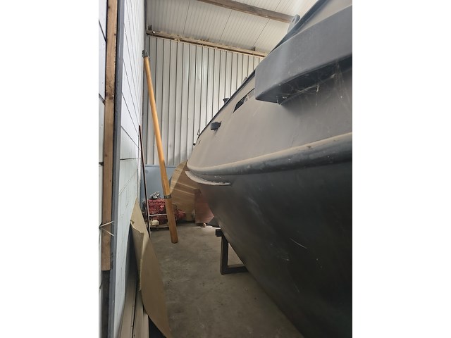 ( externe locatie lemmer ) zeeschouw 9.60 meter casco met diverse toebehoren, zeeschouw, 960, zwart - afbeelding 6 van  60