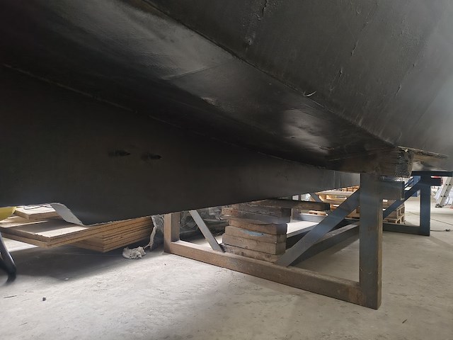 ( externe locatie lemmer ) zeeschouw 9.60 meter casco met diverse toebehoren, zeeschouw, 960, zwart - afbeelding 8 van  60