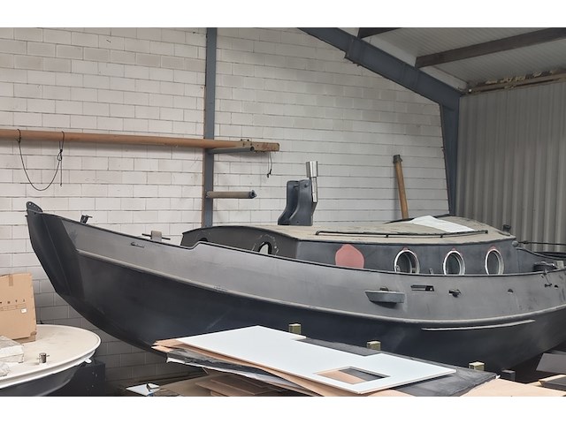 ( externe locatie lemmer ) zeeschouw 9.60 meter casco met diverse toebehoren, zeeschouw, 960, zwart - afbeelding 12 van  60
