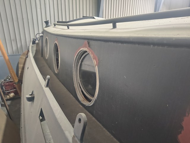 ( externe locatie lemmer ) zeeschouw 9.60 meter casco met diverse toebehoren, zeeschouw, 960, zwart - afbeelding 50 van  60