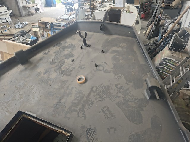( externe locatie lemmer ) zeeschouw 9.60 meter casco met diverse toebehoren, zeeschouw, 960, zwart - afbeelding 51 van  60