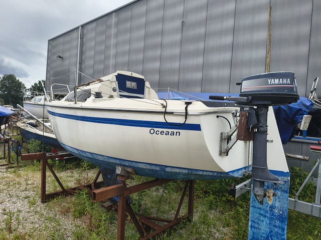 ( externe locatie sneek ) kajuitzeilboot oceaan 18, oceaan, 18, wit - afbeelding 8 van  15
