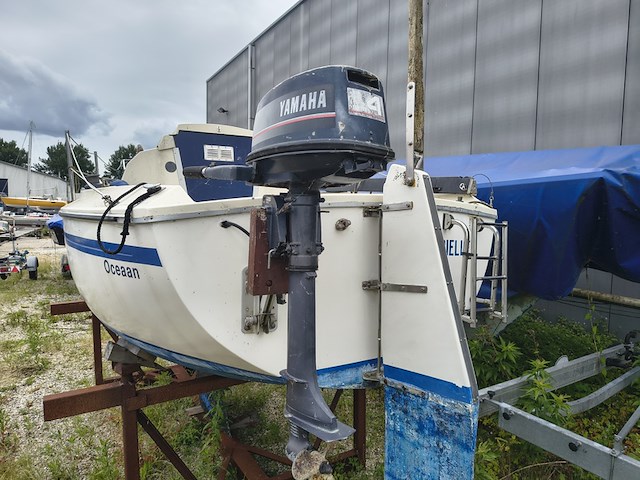 ( externe locatie sneek ) kajuitzeilboot oceaan 18, oceaan, 18, wit - afbeelding 9 van  15