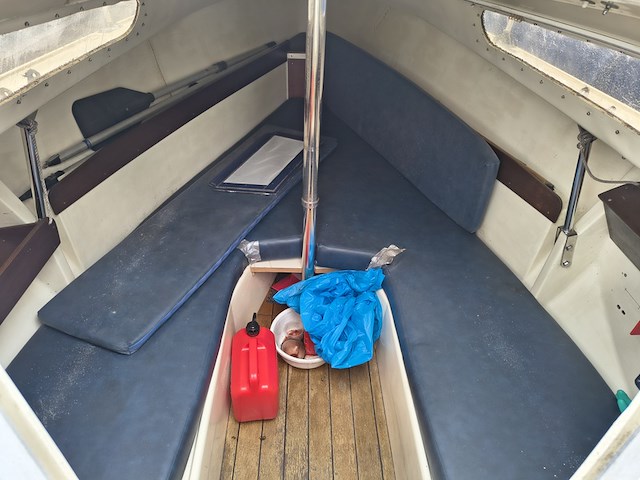 ( externe locatie sneek ) kajuitzeilboot oceaan 18, oceaan, 18, wit - afbeelding 13 van  15