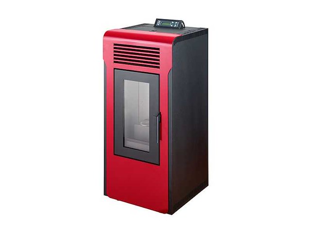 Extra stove - eses11 bordeaux - vrijstaand - pelletkachel - afbeelding 1 van  3
