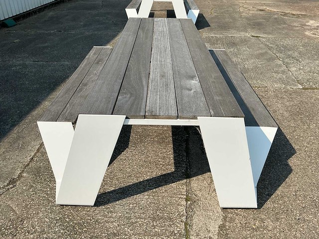 Extremis hopper picknicktafel 8-persoons (onderdeel van combikavel 112) - afbeelding 10 van  11