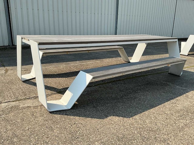 Extremis hopper picknicktafel 8-persoons - afbeelding 2 van  16