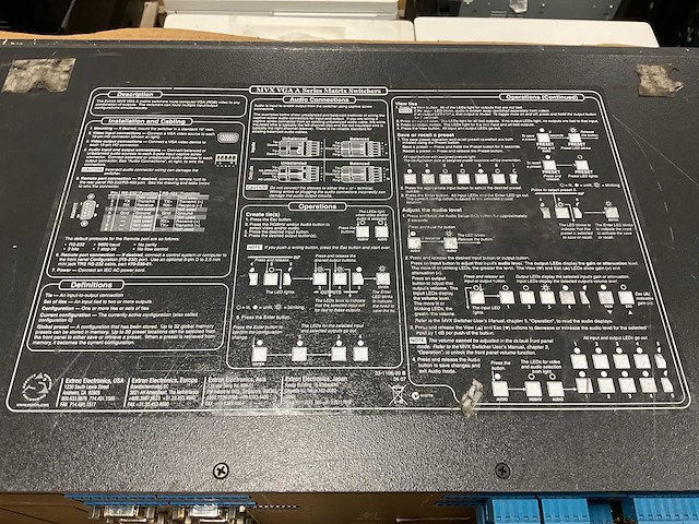 Extron mvx vga matrix switch - afbeelding 5 van  5