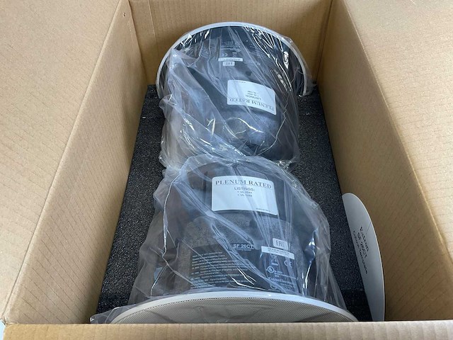 Extron (sf26ct) 6.5” two-way composite back can ceiling speakers (new) (4x) - afbeelding 7 van  9