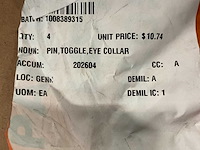 Eye collar toggle pin (4x) - afbeelding 2 van  2