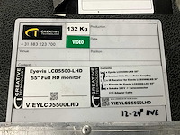 Eyevis lcd5500-lhd 55” full hd monitor (2x) - afbeelding 2 van  10