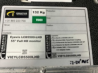 Eyevis lcd5500-lhd 55” full hd monitor (2x) - afbeelding 9 van  9