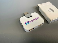 Eyrise 4-delige usb-poorthouder (55x) - afbeelding 3 van  4