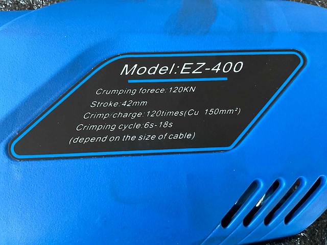 Ez-400 accu hydraulische kabelperstang - afbeelding 4 van  5