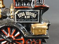 Ezra brooks 'iron horse' porseleinen karaf uit 1969 - afbeelding 3 van  5