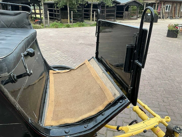 F brivet digoin phaeton rijtuig - afbeelding 6 van  18