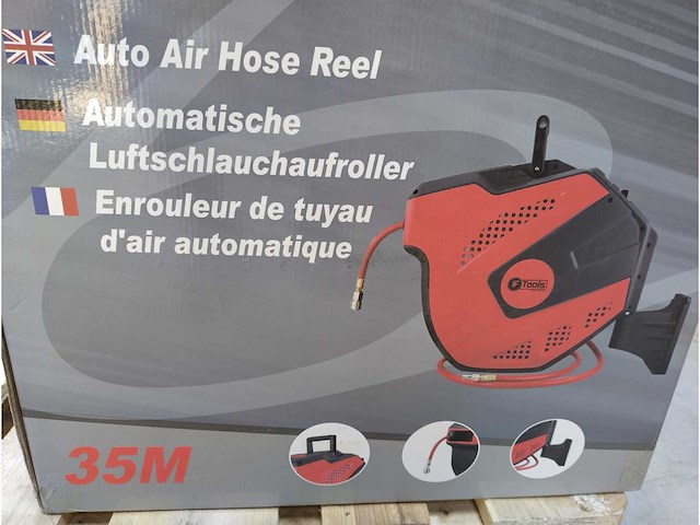 F tools - luchtslanghaspel 35 meter - afbeelding 3 van  7