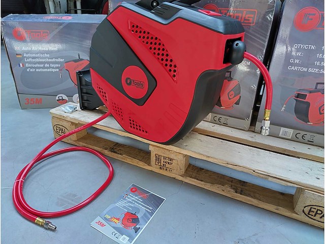 F tools - luchtslanghaspel 35 meter - afbeelding 4 van  7