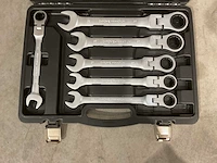 F tools professional 22pcs flexible gear wrench steek en ratelringsleutel - afbeelding 5 van  6