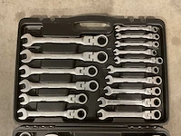 F tools professional 22pcs flexible gear wrench steek en ratelringsleutel - afbeelding 6 van  6