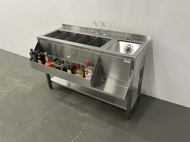 F2 - rvs cocktailstation - afbeelding 1 van  13