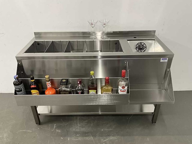 F2 - rvs cocktailstation - afbeelding 6 van  13