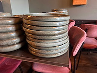 F•2•d partij borden/kommetjes (63x) - afbeelding 2 van  4