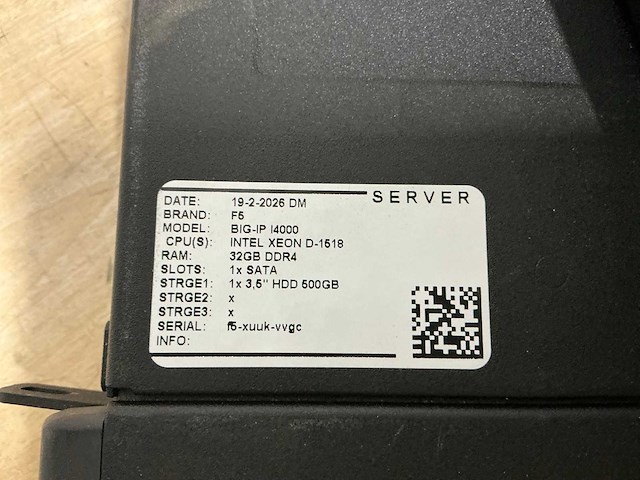 F5 big-ip i4000 netwerk regelaar (2x) - afbeelding 6 van  6