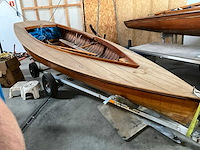 Fa. g.baay - klassieke zeilboot met trailer - afbeelding 1 van  3