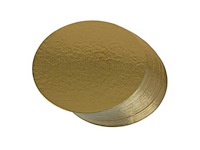 Fa rondel (goud/zilv.) ø20cm (10995x) - afbeelding 1 van  1
