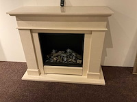 Faber gala opt-myst natuursteenschouw met elektrische haard - afbeelding 3 van  6