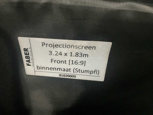 Faber projectiescherm - afbeelding 3 van  4
