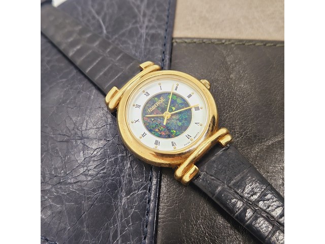 Fabergé 9014 dameshorloge met opaal wijzerplaat - afbeelding 3 van  5