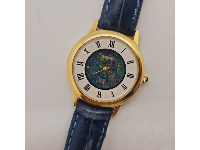 Fabergé 9030 dameshorloge met opaal wijzerplaat - afbeelding 1 van  7