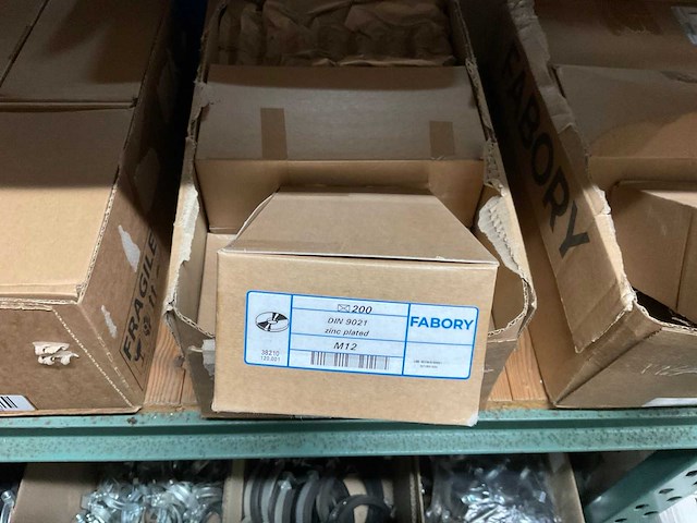 Fabory carrosserie ring m12 bouten, moeren & ringen (1000x) - afbeelding 1 van  1
