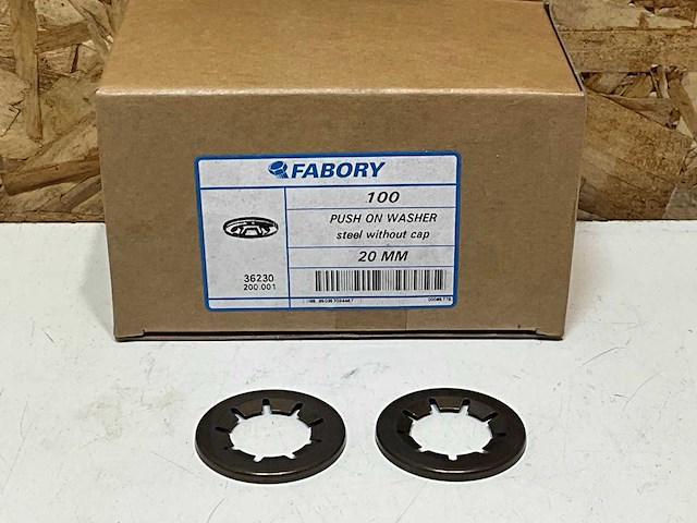 Fabory push on washer 20mm (1500x) - afbeelding 1 van  2