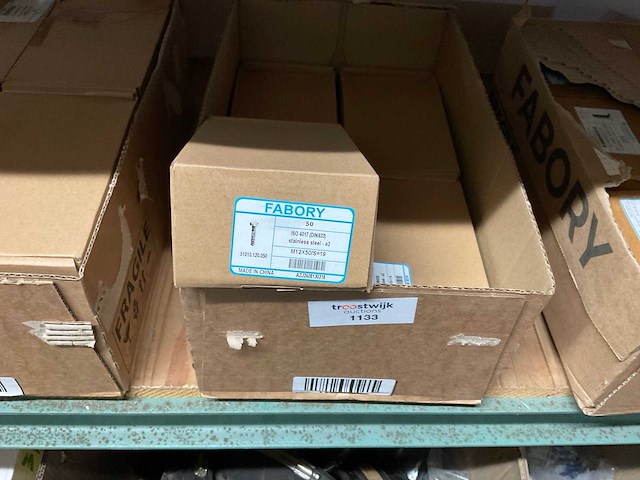 Fabory rvs bout m12 x 50 bouten, moeren & ringen (250x) - afbeelding 1 van  1