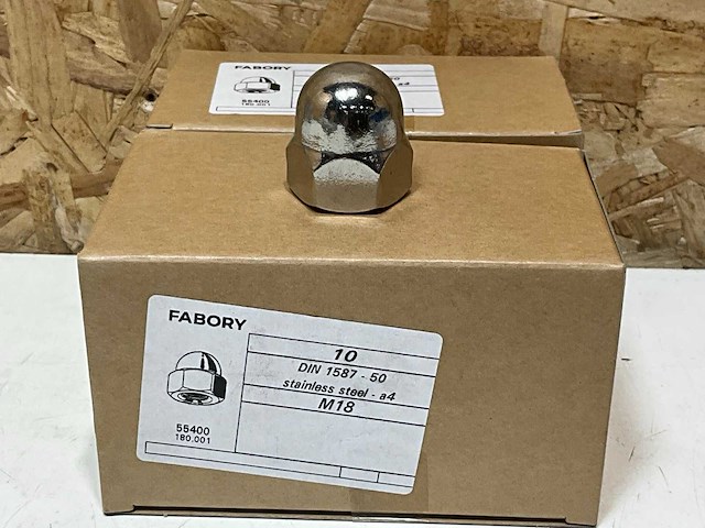 Fabory rvs dopmoer m18 (20x) - afbeelding 1 van  2