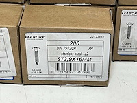 Fabory rvs schroef st 3.9x16mm (2000x) - afbeelding 1 van  1