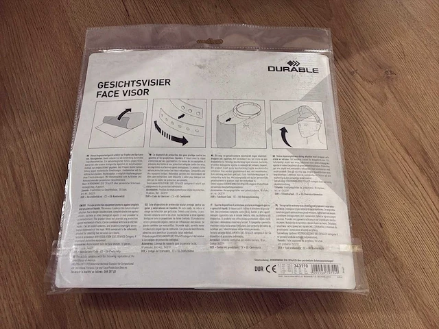 Face visor (12x) - afbeelding 2 van  2