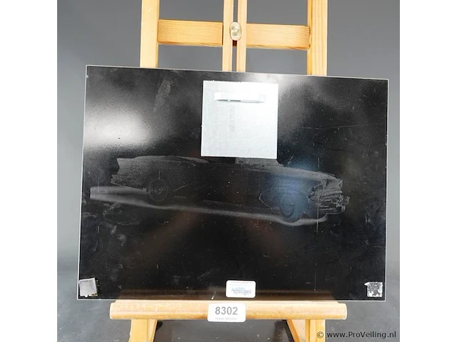 Facet geslepen laserspiegel met laser gegraveerde foto - afbeelding 5 van  6