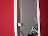 Facet geslepen spiegel in lijst, afm. 73 x 160 cm. - afbeelding 2 van  3